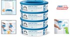 Unscented Diaper Pail Refills For Diaper Genie - 1080 Count  Odor Protection