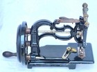 Rare Antique Chas Raymond Hand Crank Style Sewing Machine Cast Iron Works 