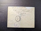 1921 Registered Palestine Overprint Cover Jerusalem To New York Ny Usa