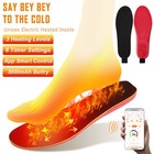 Heated Insoles For Women Men Foot Warmer Usb Rechargeable Bluetooth App Control