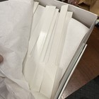 Piano Keytops With Fronts  Set Of 52  Gloss White   075  Thick  7 8   Wide