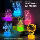 Princess Lamp Girl Night Light  16 Colors  Princess Room Decorative Lamp