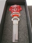 Rosenthal Versace Medusa Head Frosted Dark Red Wine Bottle Topper In Box Stopper