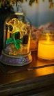 Magic Flower Led Night Light Glass Dome Rechargeable Aromatherapy Romantic Gift