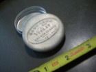Antique Round Lidded Aluminum Or Tin Carwood s Breath Hearts Candy Container Phi