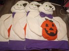 Halloween Ghost Pumpkin Chair Covers Set Of 4