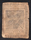 April 25  1776 18d Eighteen Pence Pennsylvania Colonial Currency Note