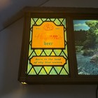 Vintage 1960s Hamm s Beer Scene-o-rama Motion Sign   W  Waterfall Camp Campfire