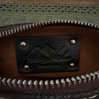 Patricia Nash Black Embossed Tooled Leather Zip Pen pencil Case Wrist Strap
