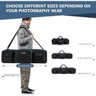Tripod Carrying Case Bag 40 5   Resistant Light Stand Bag With 2 Protective Pads