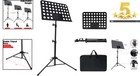 Compact And Stable Sheet Music Stand With Carrying Case - Adjustable Height