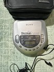 Sony Discman D-t401 Fm am Cd Player With Sony Earbuds   Sony Case Tested Works