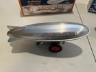 2 Schylling Classic Wind Up Toys Stealth Zeppelin Aluminum Air Ship Zeppelin