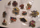 Vtg Varies Softball Teams Trading Pinback Pins Lot Of 40