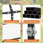 Large Metal Chicken Coop Walk-in Hen House Poultry Cage Chicken Run With Cover