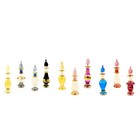 Lot Of 100 Decorative Egyptian Perfume Bottles Mouth Blown Pyrex Glass 2   vintage