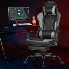 Massage Gaming Chair  Adjustable Racing Computer Task Chair Recliner  360 Degree
