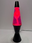 2002 Lava Lite Model 8404 Midnight Series Lava Lamp - Pink   White