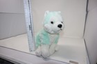 Fao Schwarz Green Husky Plush Stuffed Animal Dog