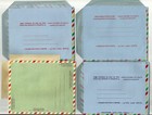 Ethiopia 4 Unused Aerogramme To Inculde 0 4 Surcharged On 0 55  Lovely Group  Af