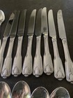 Towle    boston Shell    Silver Plate Flatware -33 Pieces