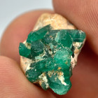 Very Clear Natural Emerald Crystal On Matrix  From Muzo - Colombia 2 1 Grams