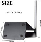 2pcsmetal Book Ends Book Ends Decorative Bookends Book Ends For Shelves Book