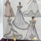 Vtg Mccall s Sew Pattern 5804 Bridal Bridesmaid Wedding Gown Dress 90s Sz 12