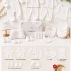 21-piece Newborn 0-3 Months Baby Gift Set   Soft Cotton Essentials   Neutral Bab