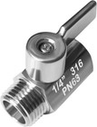 Mini Ball Valve Stainless Steel316 1 4  Npt Male X Npt Female Mini Ball Shuto   