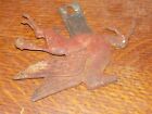 Vintage Mobil Pegasus Embossed Metal License Plate Topper