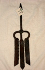 Antique Danish Eel Spear   Fish Spear  Hand Forged Iron  Denmark  3 Prong   17