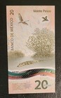 2022 Mexico 20 Pesos Polymer Banknote P-132g Unc Commemorative Bicentenario