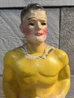 Vintage 1940s Dc Superman Figure Carnival Chalkware Prize Original 15  Rare