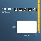 Betckey Shipping Name Badge Labels Replacement For Brother Dk-1202 2 4x3 9 Inch