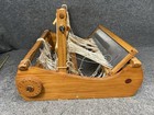 Vintage Table Top Hand Weaving Loom With 20    12 Dent Reed   2 Harness Excellent