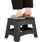  4 Pack  Farmora 12 Inch Anti-slip Step Stool 300 Lb Capacity  Black