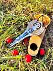Ukraine Exclusive 2 In 1 Jew s Harp  archangel  In A Patterned Wooden Case