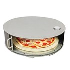 18x18x5 stainless Steel Pizza Oven W stone Kettle Grilltop Slidedoor Thermometer