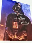 Star Wars Darth Vader 8x10 Signed Dave Prowse   James Earl Jones