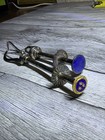 2 Vintage Sweden Silverplate   Enamel Mechanical Sugar Tongs