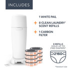 Diaper Genie Registry Gift Set   Includes Diaper Genie Complete Diaper Pail  8 R