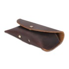 Leather Eyeglass Case Genuine Leather Sunglasses Case Eyewear Pouch Glasses S   