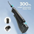 Fairywill Cordless Water Flosser Oral Irrigator Teeth Cleaner With 6 Jet Tips