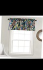  Dolores Light Filtering Window Curtain Valance  52 w X 18 l  pack Of 1  Navy