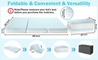 3   Trifold Playpen Memory Foam Crib Mattress 38x26  Travel Pack   Play Portable