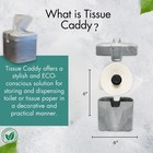 Tissuecaddy Life Hack Toilet Paper Dispenser - Money Saver Alternative To Tissue