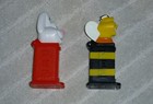 Pez Mini Dispensers Lot Of 2    Honey Nut Cheerios Buzz Bee   Trix Rabbit  2001 