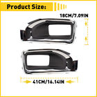 Fog Light Covers For 2015-2020 Gmc Yukon Xl Denali Sle Slt Left right Side Black