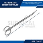 Metzenbaum Scissors 8  Curved Surgical Stainless Steel German Grade